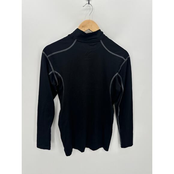 Nike Pro Combat Dri-fit Men Medium Black Compression Fitted Long Sleeve - Picture 2 of 7